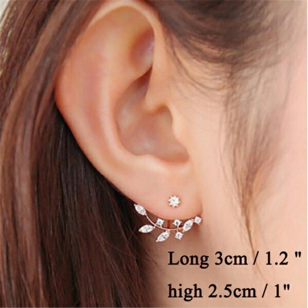 Silver earrings